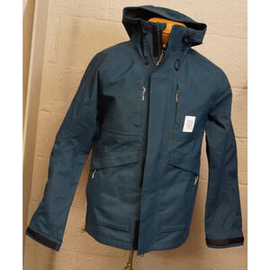 Men's Blue Hooded Jacket